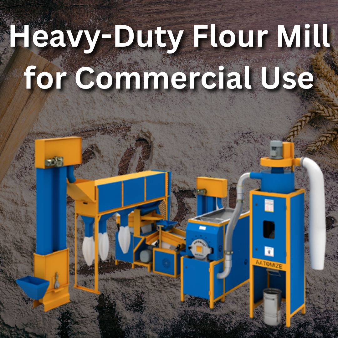 Heavy-Duty Flour Mill for Commercial Use